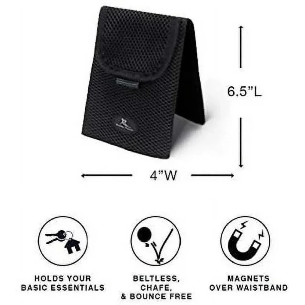 Magnetic Pouch Waistpack Wallet Travel Gym Walk Run Bike NEW